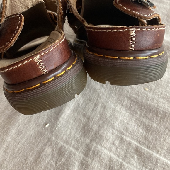 Vintage Doc Martens Leather Sandals - Picture 8 of 9